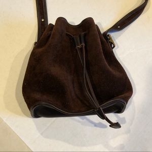 COACH Berkeley bucket bag brown suede D6B 9012